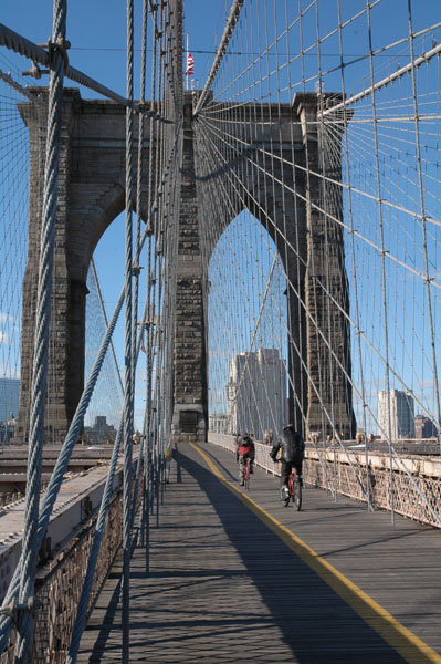 Brooklyn Bridge approach, New York